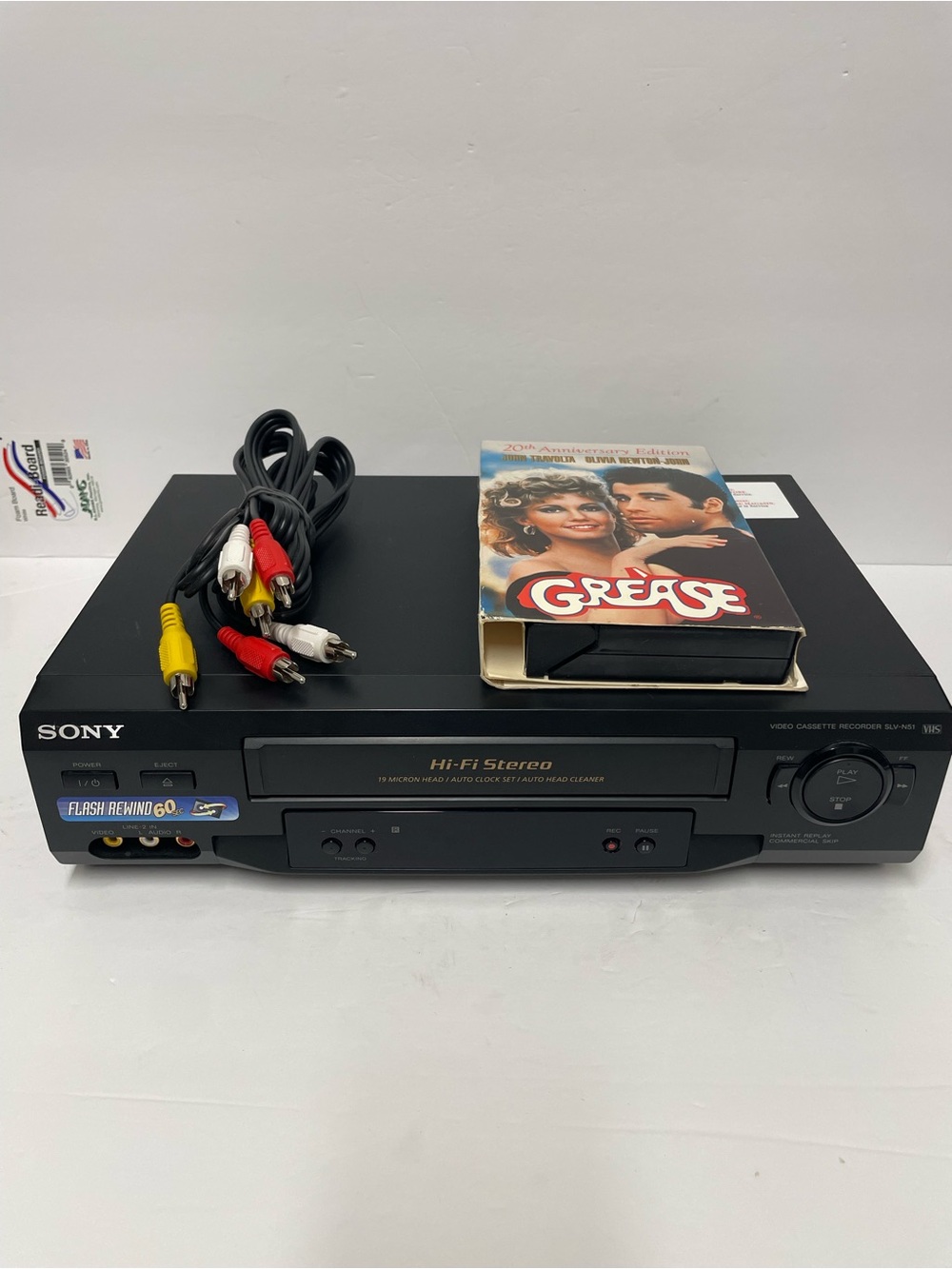 Sony Portable Hi-Fi Stereo VCR Player in Black